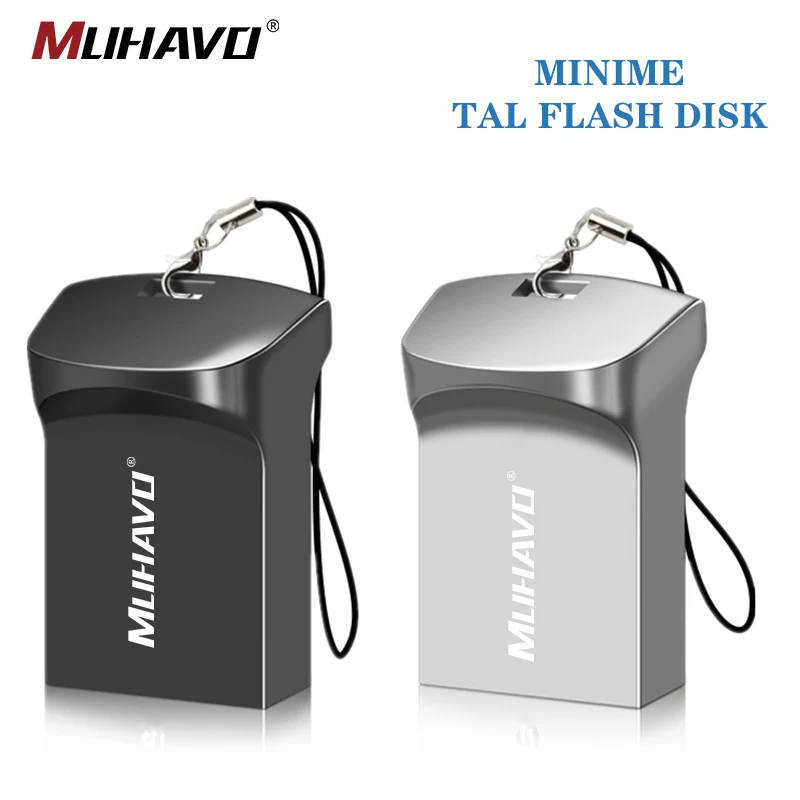 Новинка мини usb флеш накопитель 32 ГБ 16 8 4 Гб металлический 128 водонепроницаемая