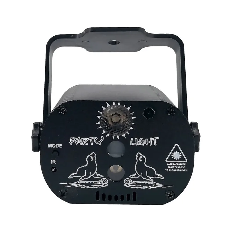 60 Pattern Projector Stage Lights Mini Laser Stage Light LED RGB Lighting Party Disco DJ KTV 72 × 60 × 88MM Lamparas 40DEC0505