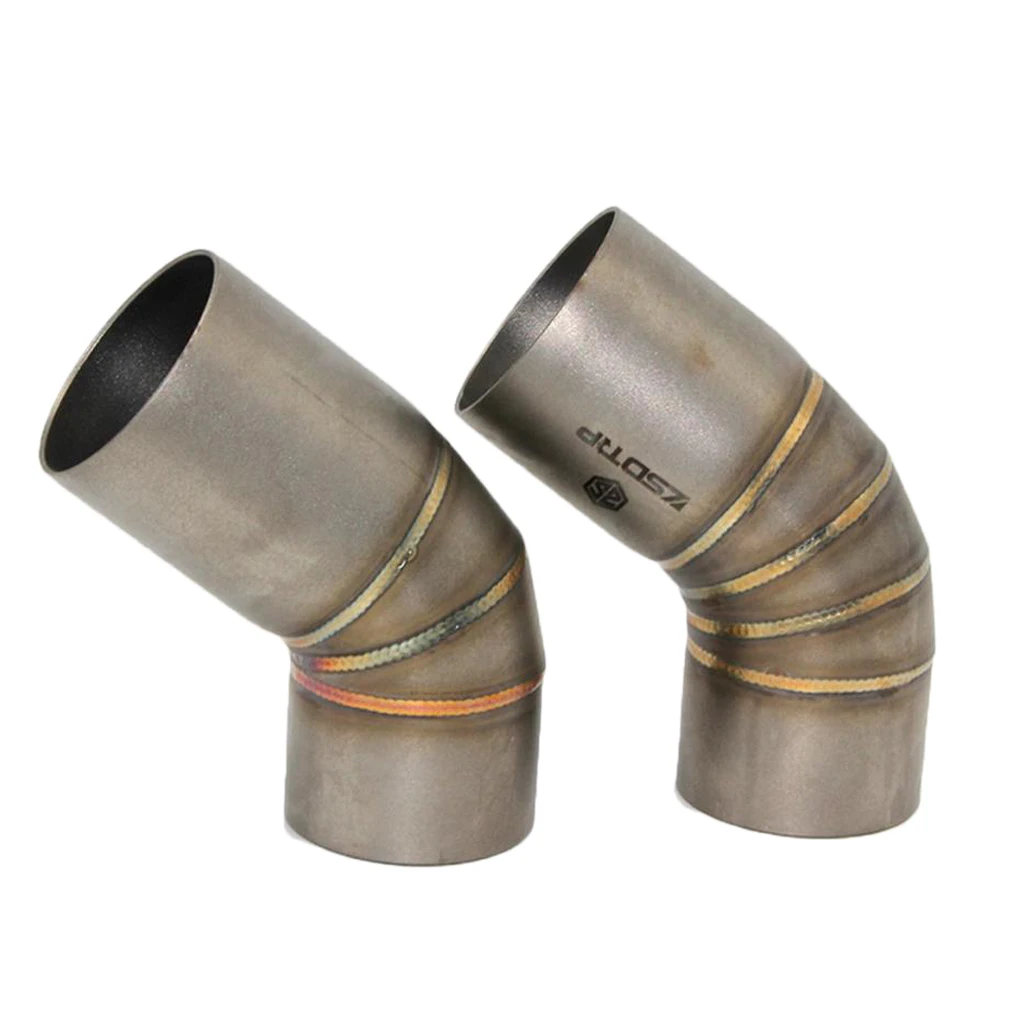 51mm//2 Inch Motorcycle Exhaust Mid Link Pipe Connecting Elbow Tube For Ducati Monster 696/795/796 2008-14 Stainless Steel | Автомобили и