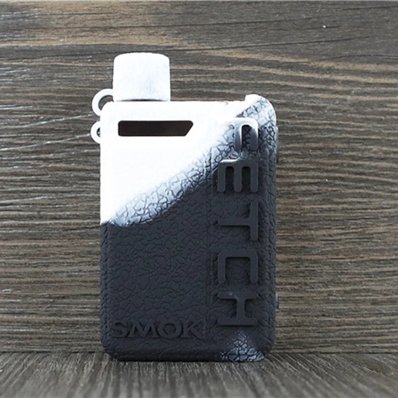 Силиконовый чехол для smok fetch 40w pod Vape с текстурой кожи гелевый Чехол защитный