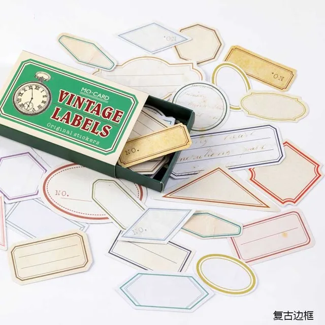 Ретро matchbox дневник планировщик пуля журнал декоративные мобильные бумажные наклейки Скрапбукинг Ремесло Канцелярские наклейки HT020 - Цвет: Цвет: желтый