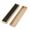 12 pcs 21x4x2cm Rectangle Cardboard Jewelry Set Box for Ring Necklace gift boxes for jewellery packaging with Sponge inside F70 ► Photo 3/6