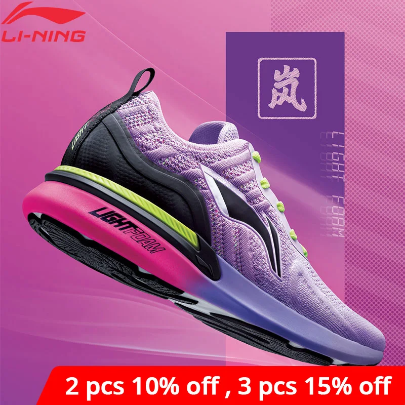  Женские беговые кроссовки Li Ning ARASHI, дышащая легсветильник спортивная обувь из моно пряжи с подкладкой из пенопласта li ning, кроссовки ARHP2…