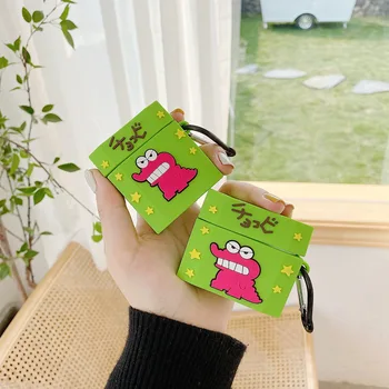 

Crayon Shin-chan Silicone Headphone Case for AirPods 1/2 / Pro Silicone Female Soft Tide Soft Shell Cover Personality Creative