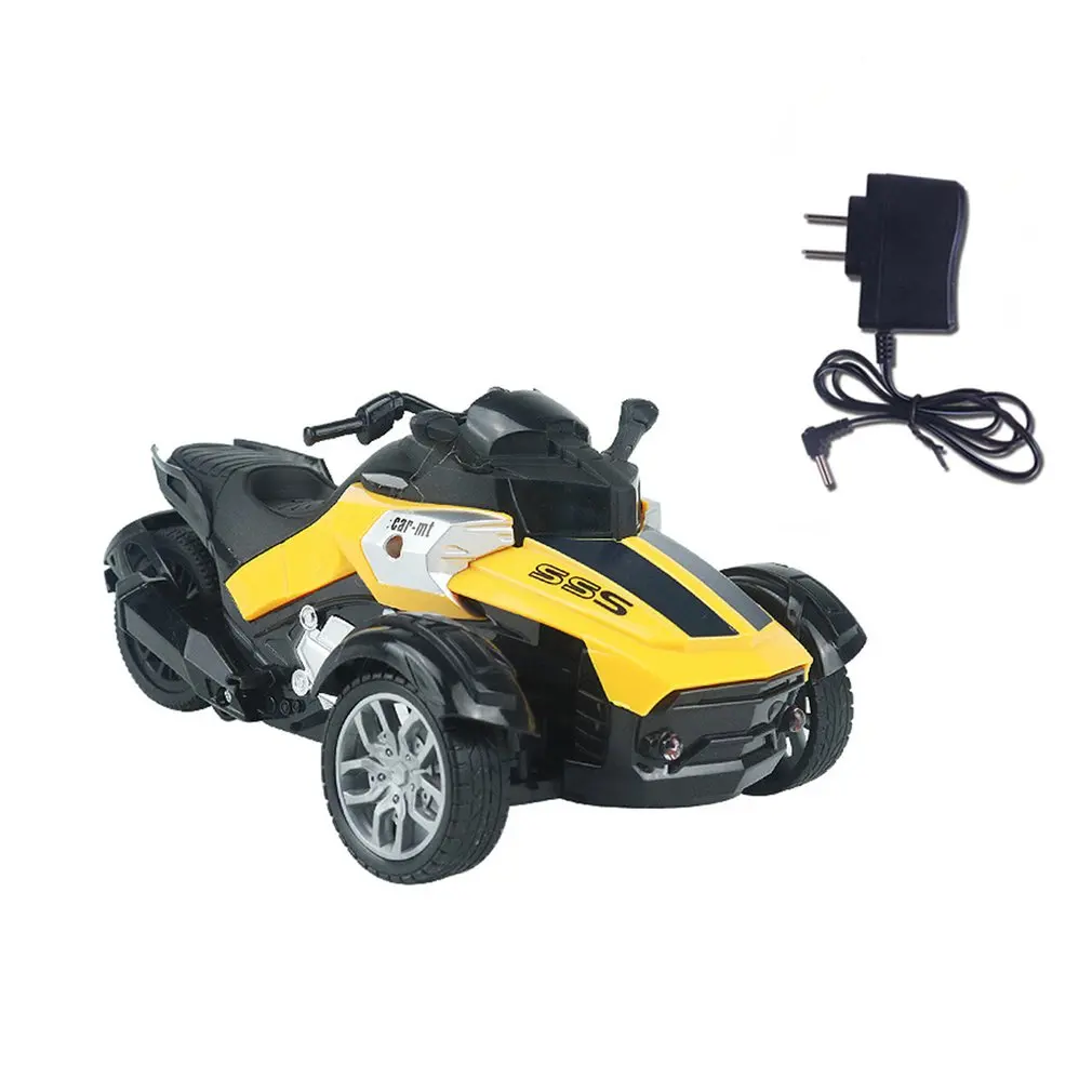 1/14 4CH инфракрасный пульт дистанционного управления RC автомобиль высокоскоростной гоночный 3 колесный ATV готов к запуску мотоцикл трехколесный велосипед внедорожный автомобиль игрушка