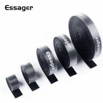 

Essager USB Cable Organizer Cable Management Wire Winder Clip Earphone Holder Ties Mouse Wire Earphone Holder Cord Protector