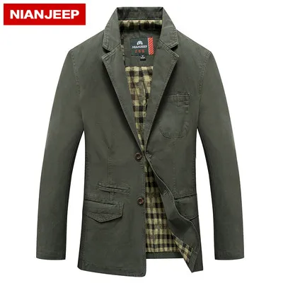 NIAN 4xl JEE размера плюс Весна и осень бизнес Куртка Сплошной Miliar хлопок пальто мужское двустороннее Свободное пальто