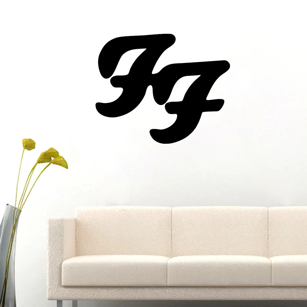 FF Lettered Generation Carved Removable Cool Wall Stickers Living Room Bedroom Sofa Wall Customizable MU4387