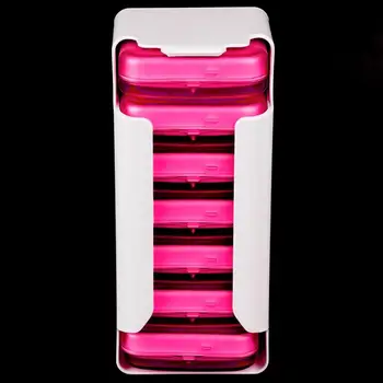 

Storage Box Remote Control Holder 7 Layers Portable 7 Day Box Organizer Drawer 28 Grids Medicine Storage Box Bread Box Drawer