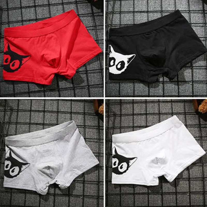 Стиль 4 шт./компл. из Boxershort Для мужчин трусы-боксеры мягкое нижнее белье трусы-боксеры cuecas из модала размера плюс трусы-боксеры с изображением Для мужчин нижнее белье Лот - Цвет: WGNY117-07