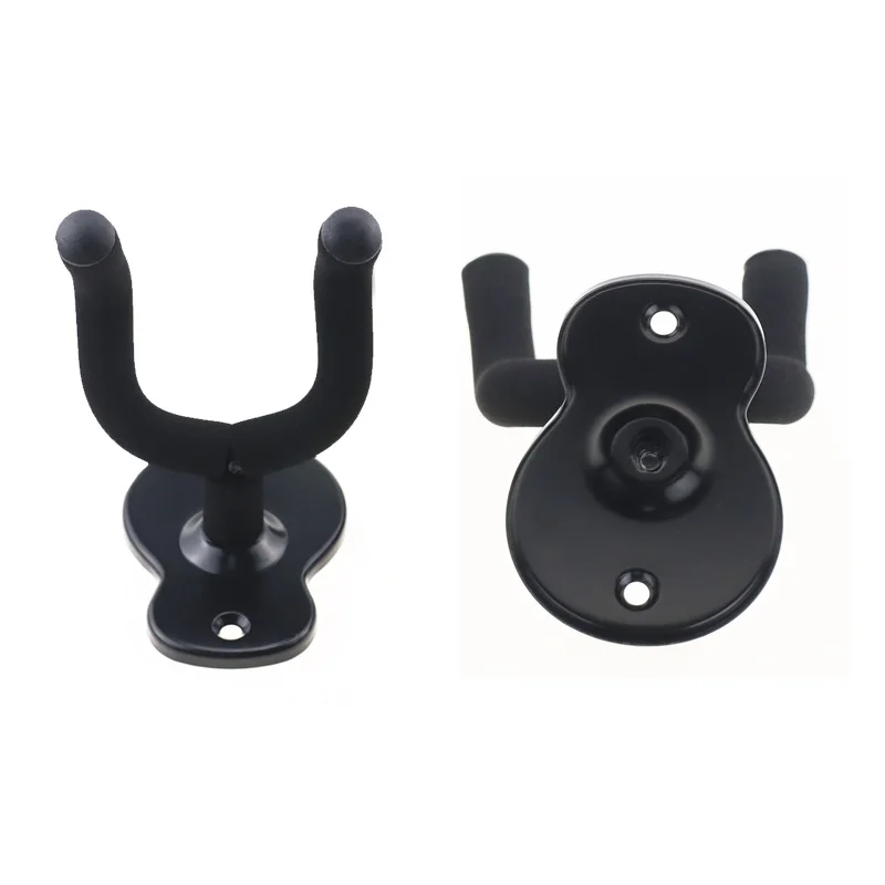 Rotatable Metal Guitar Hanger Hook Holder Wall Mount Stand Rack Bracket Display Guitar Bass Screws Accessories