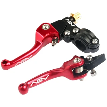 

7/8 Inch/22Mm ASV F3 Series Clutch Brake Folding Lever Fit Motorcycle ATV Dirt Bike Red