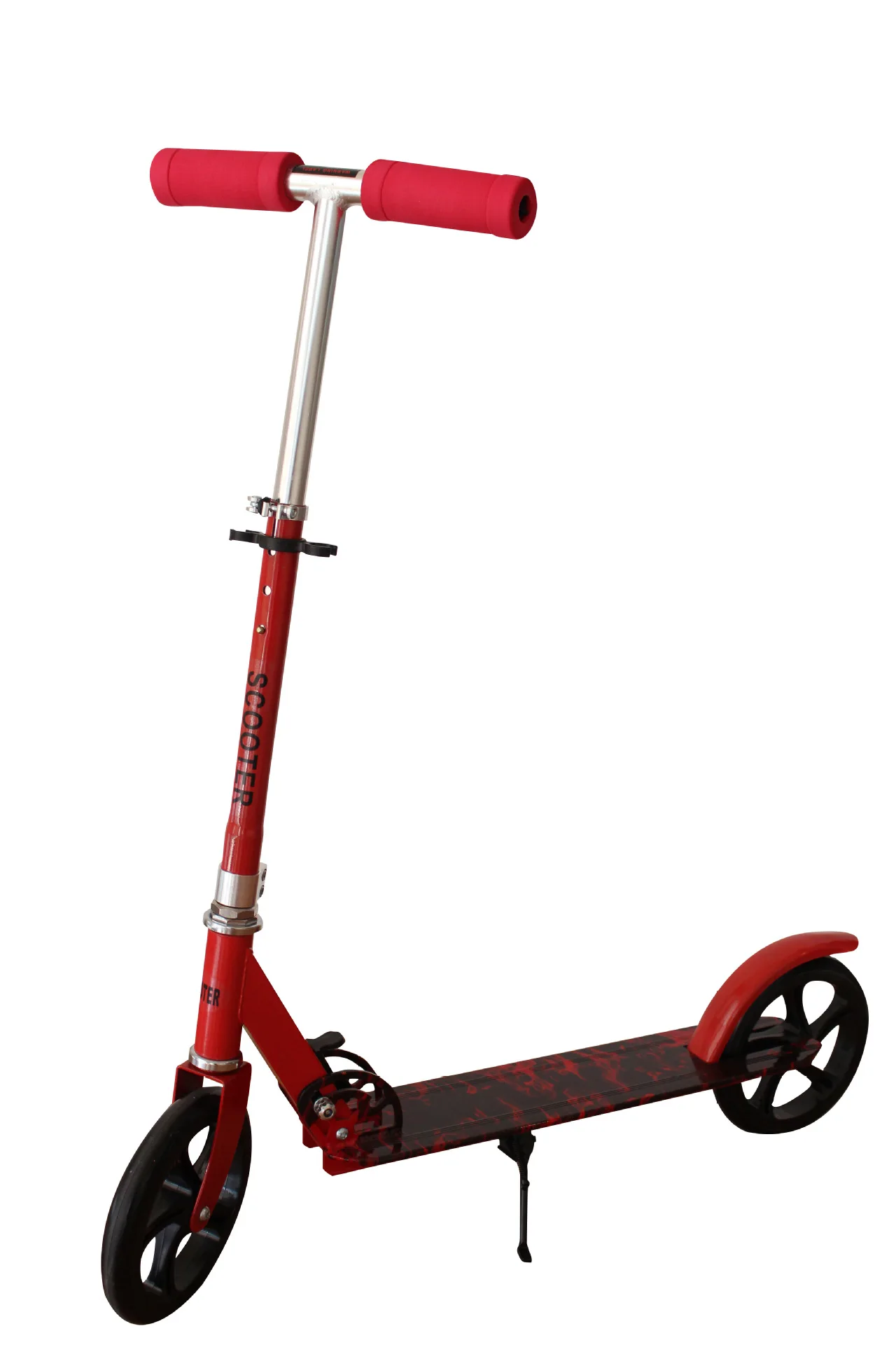 

Scooter 200pu Big Wheel Water Transfer Children Scooter Big Kid Reinforced Nylon Pedal Super Elastic Mute