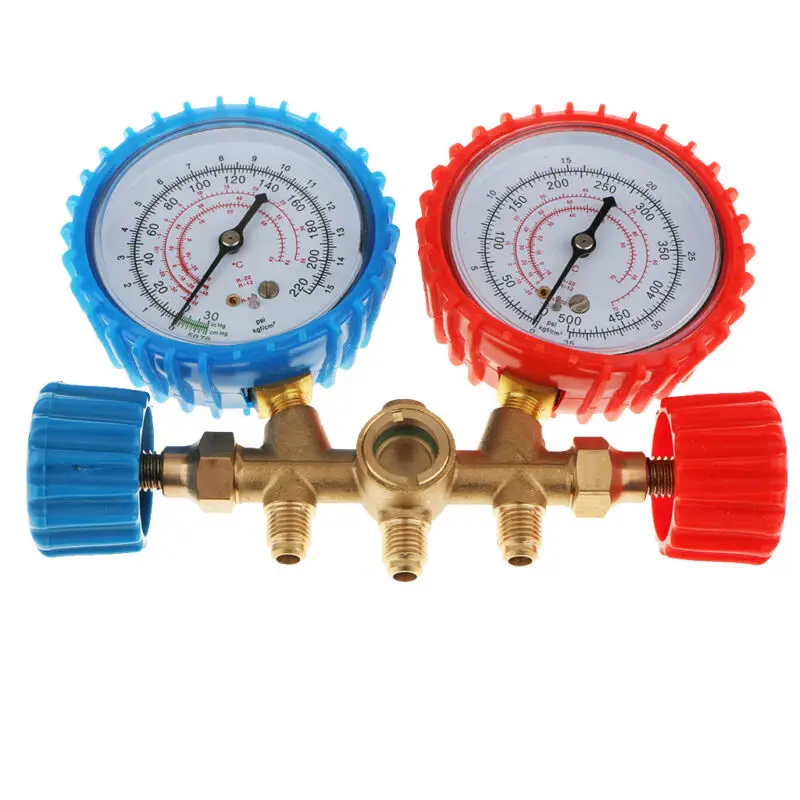 

Parts Manifold Gauge 600 PSI Replacement R134a Air condition Car Auto A/C