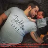 Funny Baby Daddy 2022 Family Matching Clothing Simple Pregnancy Announcement Family Look T Shirt Baby Dad Matching Clothes ► Photo 3/6
