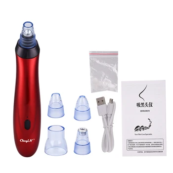 

Electric Blackhead Remover Vacuum Suction Facial Pore Cleaner Acne Comedone Extractor Tool Microdermabrasion Face Cleanser 45