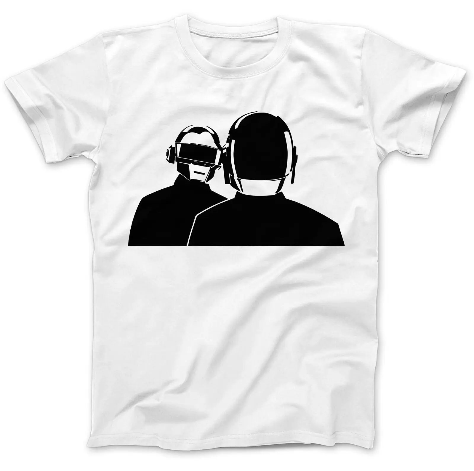 Daft Robot Helmets T-Shirt 100% Premium Cotton Homework Discovery Punk Pure Round Collar Men top tee | Мужская одежда