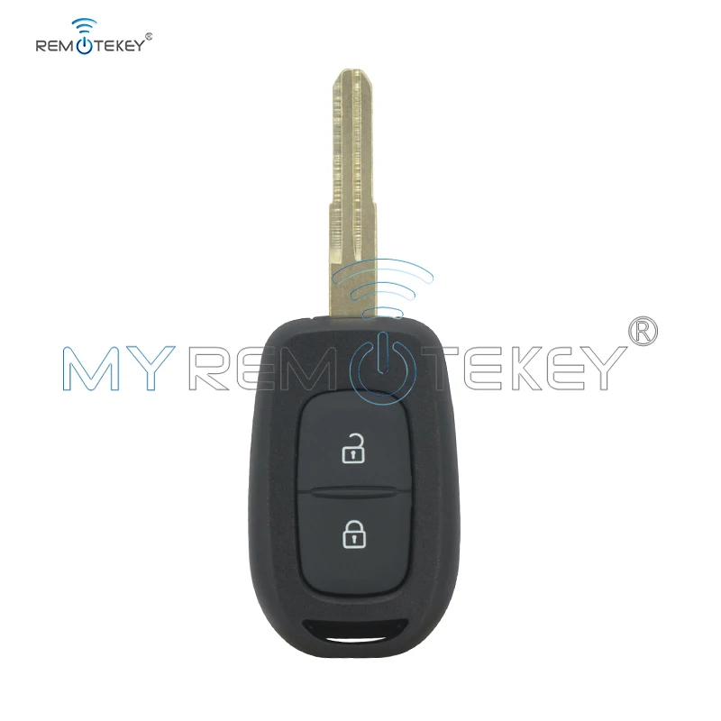 Remtekey FSK модель 2 кнопки 433 МГц VAC102 лезвие для Renault Duster Kwid Sandero Logan ключ AES-4A чип-ключ для автомобиля 2013