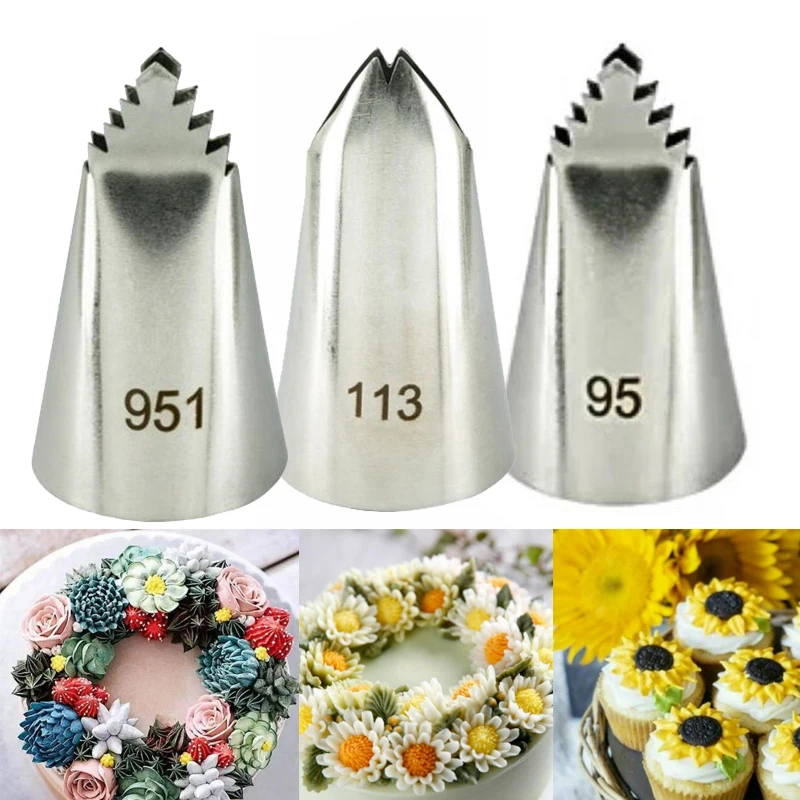 NGTEVOOS Clearance 5 Piece Stainless Steel Cake Buttercream Icing