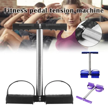 

Hot Elastic Sit Up Pull Rope Spring Tension Foot Pedal Abdomen Leg Exerciser Tummy Trimmer Equipment Stretching Slimming N66