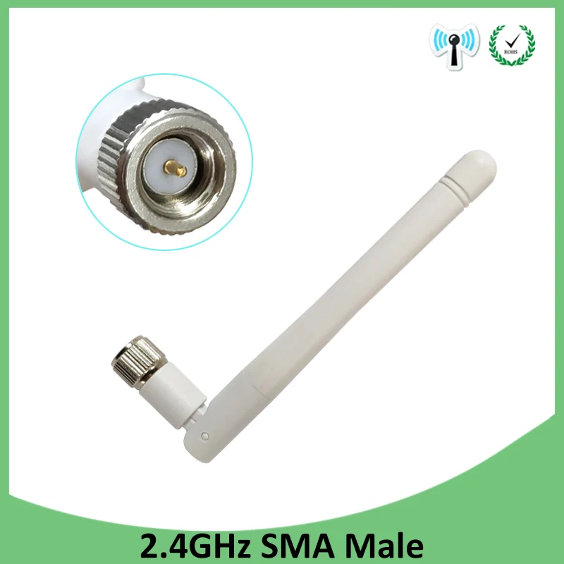 

2.4GHz WIFI Antenna 2dBi-3dbi Aerial SMA Male connector wi fi antena 2.4 ghz antenne wi-fi for Wireless Router antenas