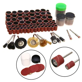 

150Pcs Mini Drill Tool Rotary Power Tool Set Sanding Polishing Grinding Accessory Kit Sanding Disc Sanding Drum