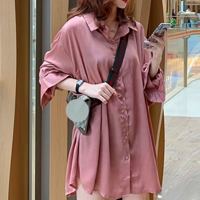 

XUXI Long Sleeve Loose Sleeve Design For Goddess Fans 2020, Long Sleeve, Informal Ethnic Wine, Loose Shirt FZ1129