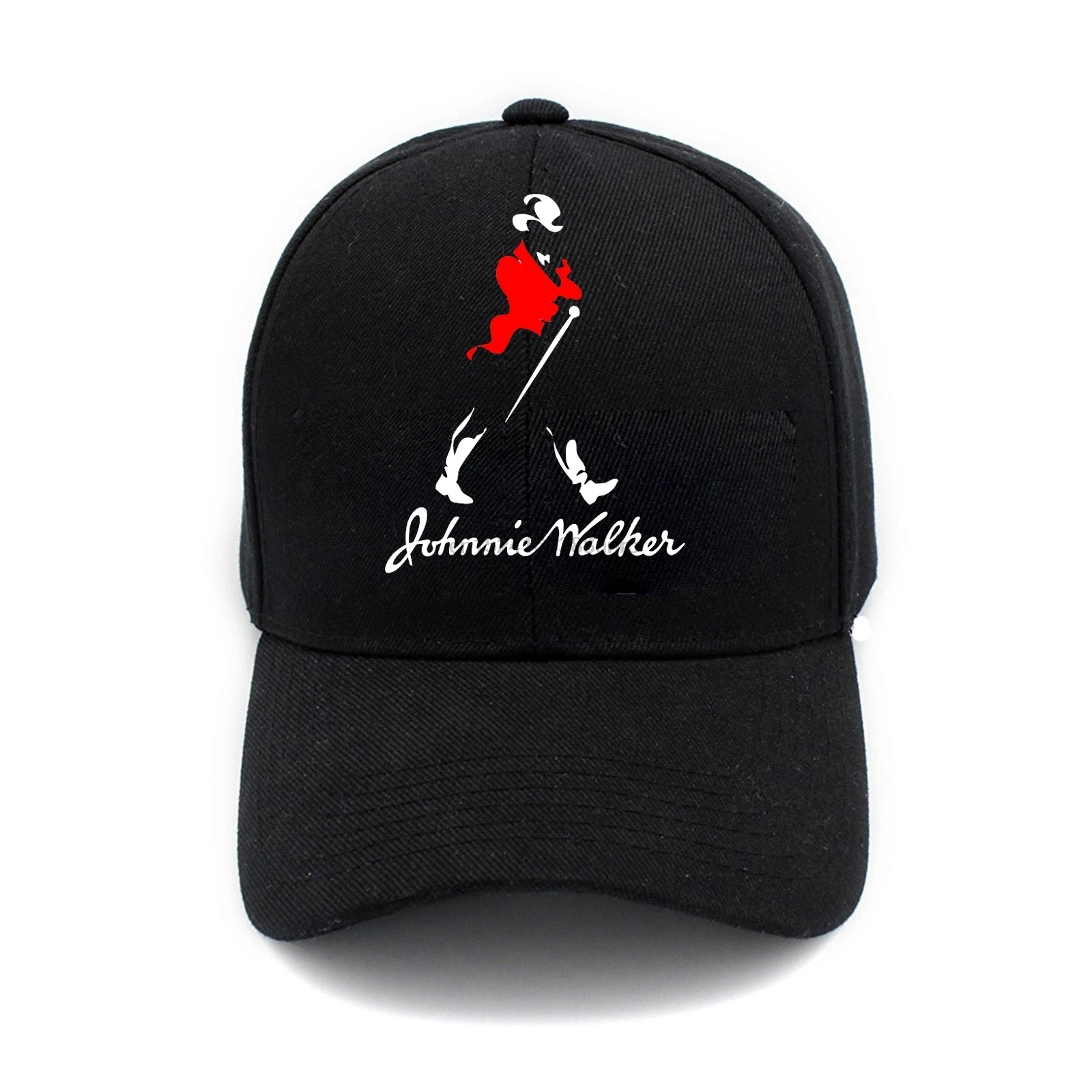 Джонни Уокер Мода «унисекс»; Симпатичные Бейсбол шапка с принтом изготовленным на заказ логосом Для мужчин Для женщин Регулируемый