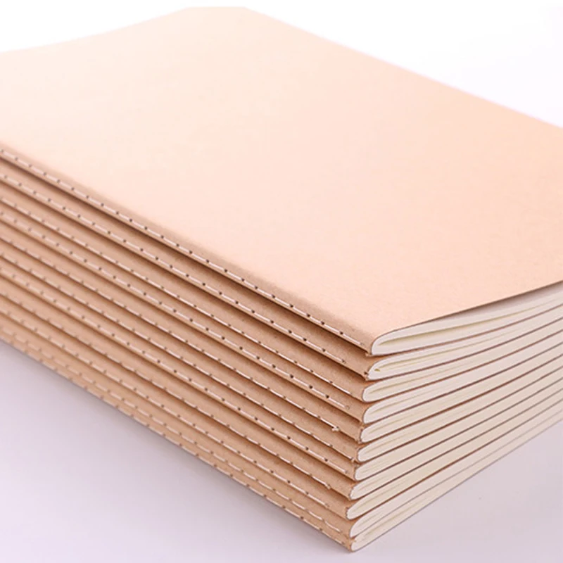 

2PCS A5 Creative kraft paper Traveler notebook inside page Diary notebook Various styles