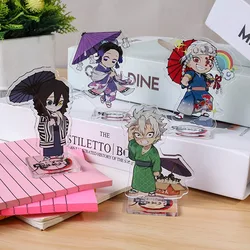 Support de bureau en acrylique Kimetsu no Yaiba, figurine de dessin animé Demon Slayer, modèle de décoration, cadeau 