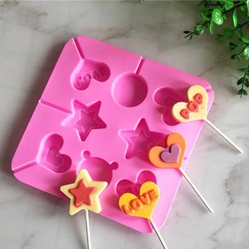 

Lollipop Silicone Mould DIY Candy, Chocolate Mould, Soap, Candle Crafts Mould