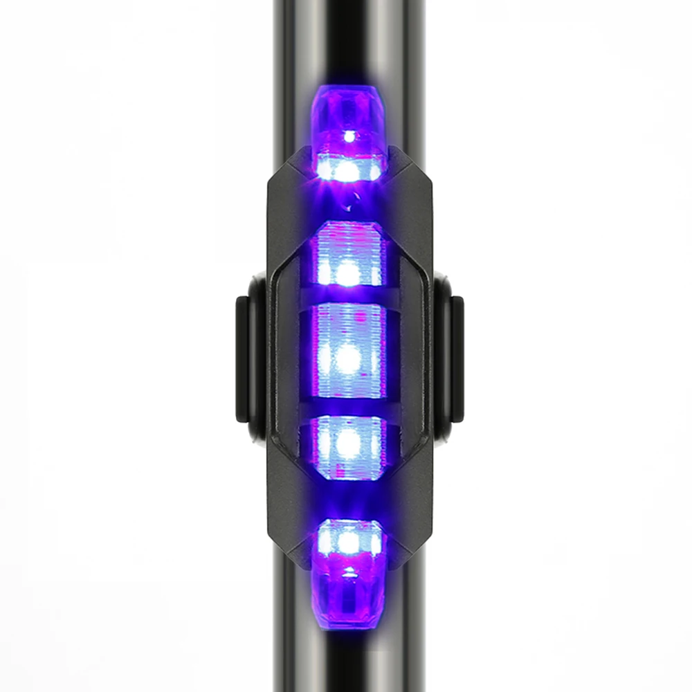 BIke Light 1Set Waterproof LED MTB Bike Bicycle Rear Tail Light RED Lamp 4 Mode USB Recharge Bicycle Lights Bicycle Accessories
