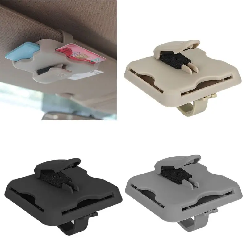 

Car Glasses Case Sun Visor Sunglasses Clip High-speed Card Clip Holder Car Organizer Interior Accessories