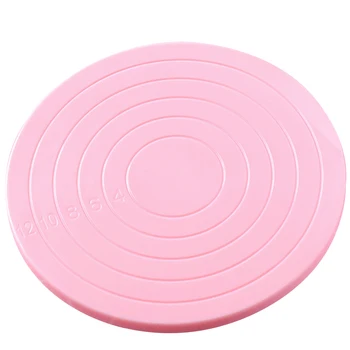 

Revolving Plate Dessert DIY Kitchen Round Cake Turntable Rotating Platform Fondant Baking Tools Nonslip Bottom Decorating Stand