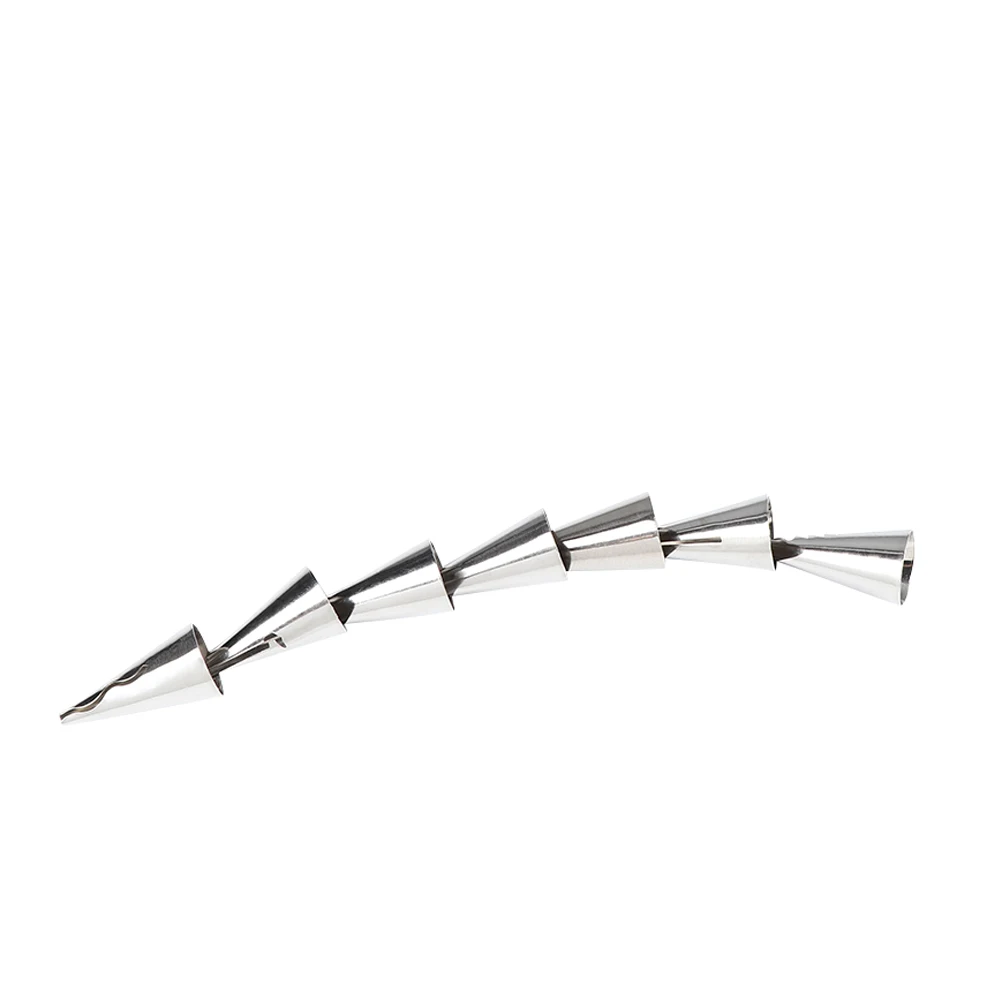 Cake Decorating Gadget 7Pcs Set Stainless Steel Icing Piping Nozzles High Quality Petal Tip Shaped Pastry Cake Decor Tools Cake Decorating Gadget 7Pcs Set Stainless Steel Icing Piping Nozzles High Quality Petal Tip Shaped Pastry Cake Decor Tools