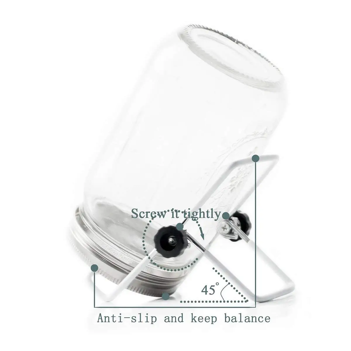 2 пачки складных проращивания подставки для Mason Jar горшок крышка Слива таблетки стойки с Нескользящие леса