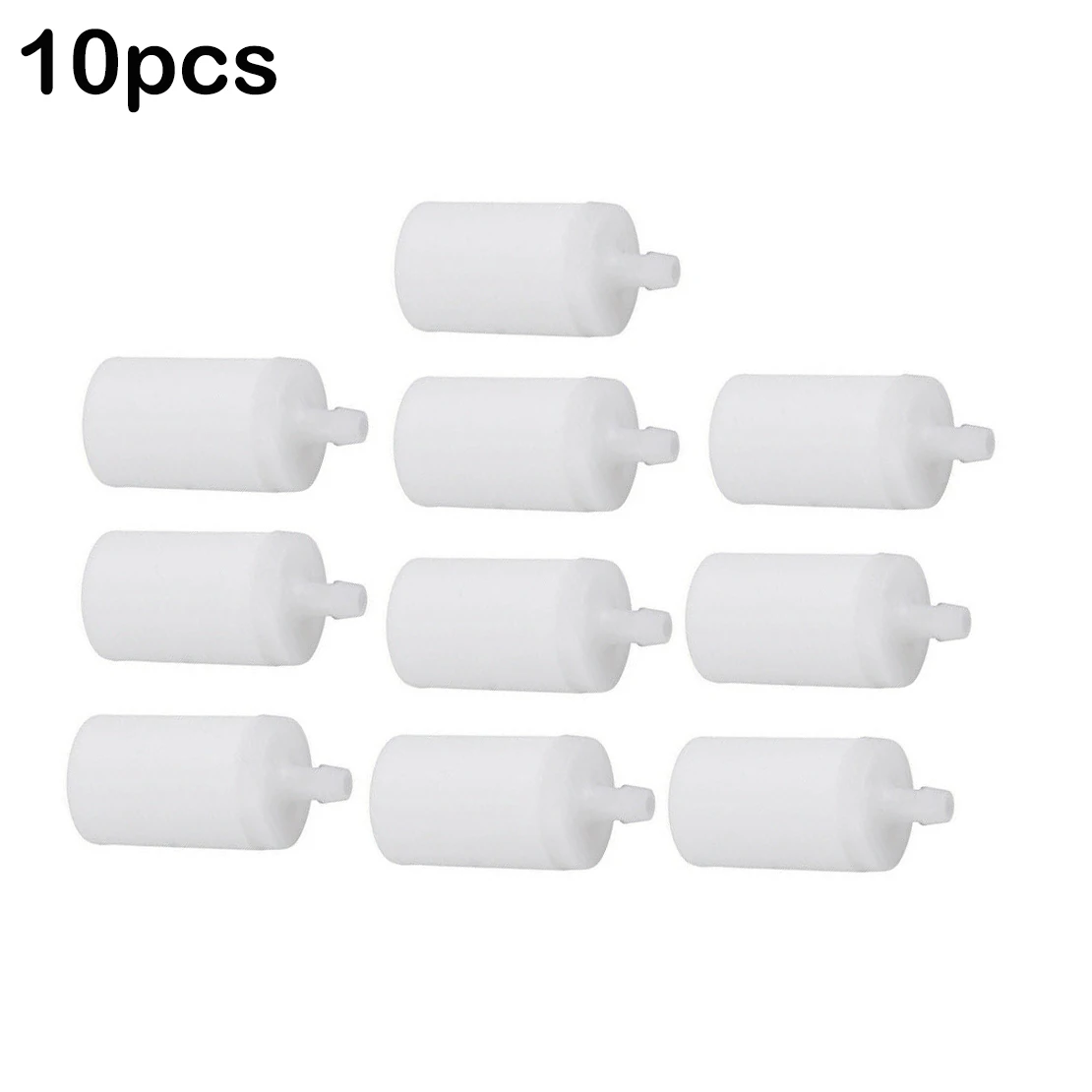 Gas Fuel Filter 10Pcs 6mm Fit for Husqvarna Chainsaw 50 51 55 61 268 272 XP 345 350 351 353 503 44 32-01 steel tubes stainless steel filter filter mesh fuel filter seal