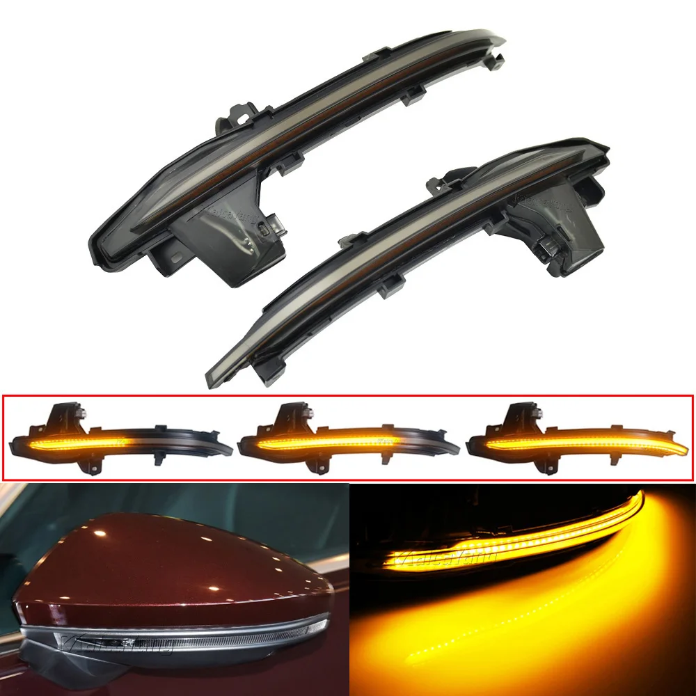 

LHD Dynamic Turn Signal Light LED Side Wing Mirror Sequential Indicator Blinker Lamp For Audi A6 C8 4K A7 4K8 A8 D5 2018 2019