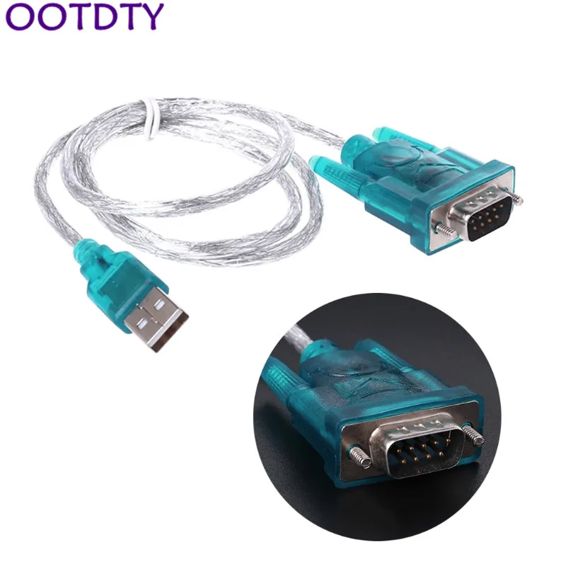 Конвертер адаптер USB в RS232 последовательный порт 9 Pin DB9 Кабель последовательный COM порт