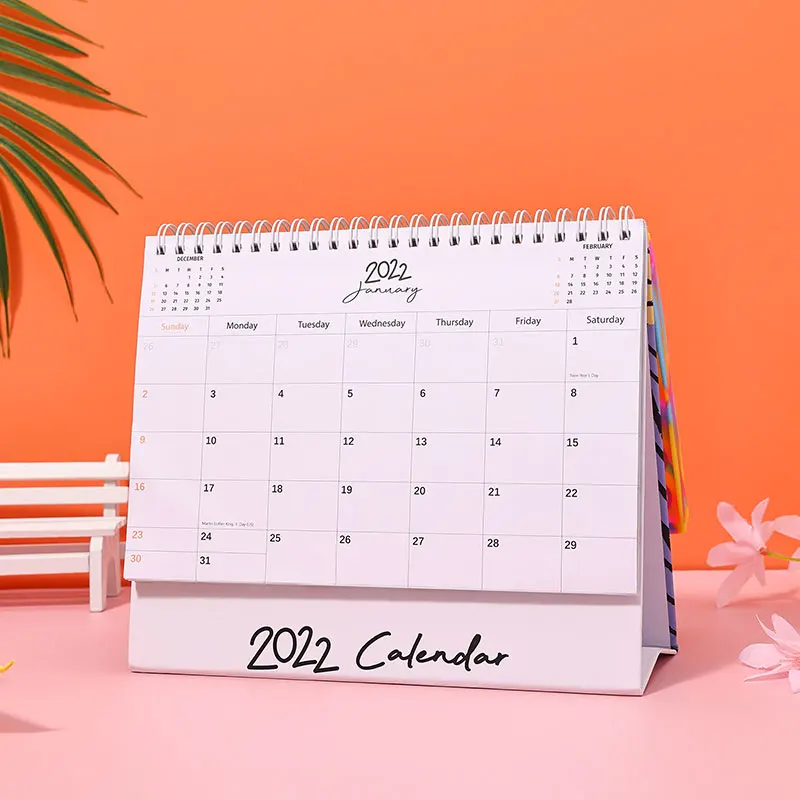 New Caderno Desk Calendar Pop its Notebook Bubble Fingertip Silicone Case Notepad Student Decompression Stationery Toys Gift