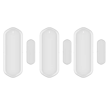 

Smart WIFI Door netic Alarm Sensor Tuya Door Open/Closed Detectors Remote Control Works with Alexa Google Home 3 Set