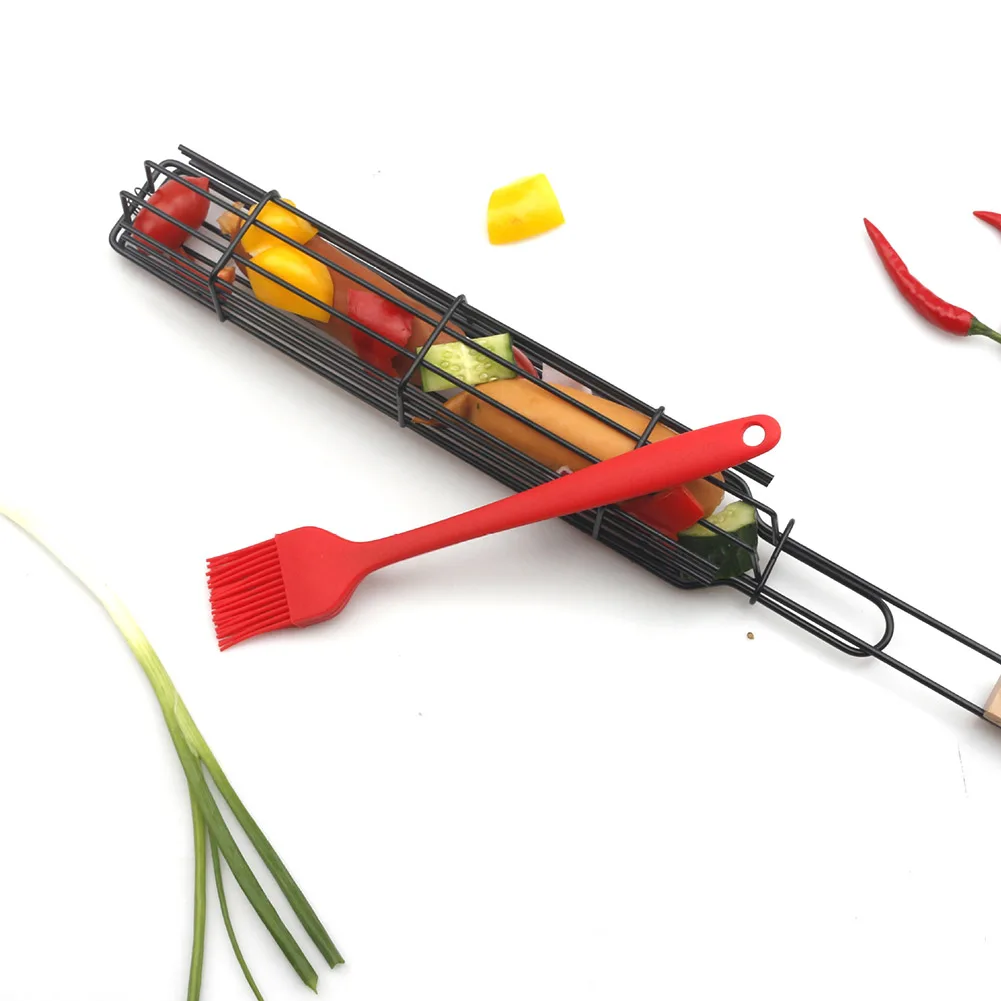Корзины для барбекю колбаса курица говядина ребристая полка гриль корзины гриля