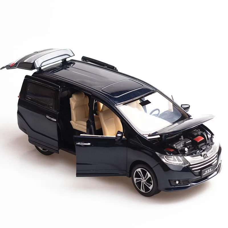 

Huang Chen Toys Simulation Model of Odyssey Alloy Car Model Nanny Car Acousto-optic Return Force Car Side Door Car Boy Toys Car