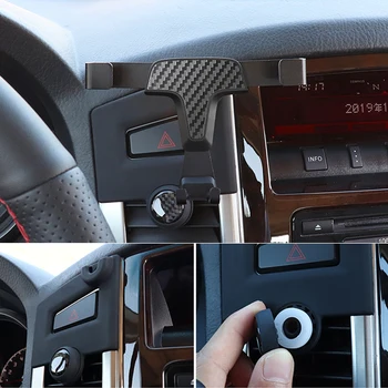 

For Mitsubishi Pajero V80 Shogun Montero Limited 2010-2019 Car Air Vent Mount Phone Holder Stand Smartphone Mobile Phone Cradle