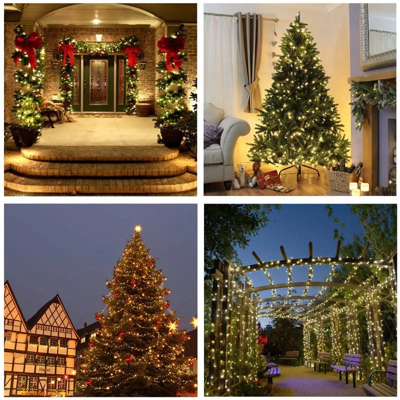 10m 100 led christmas string light Waterproof EU plug  (16)