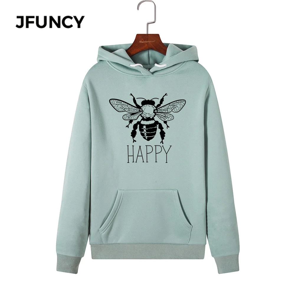 

JFUNCY 2020 New Print Women Hoodie Long Sleeve Autumn Pullover Female Hooded Sweatshirt Woman Casual Hoodies Sportwear