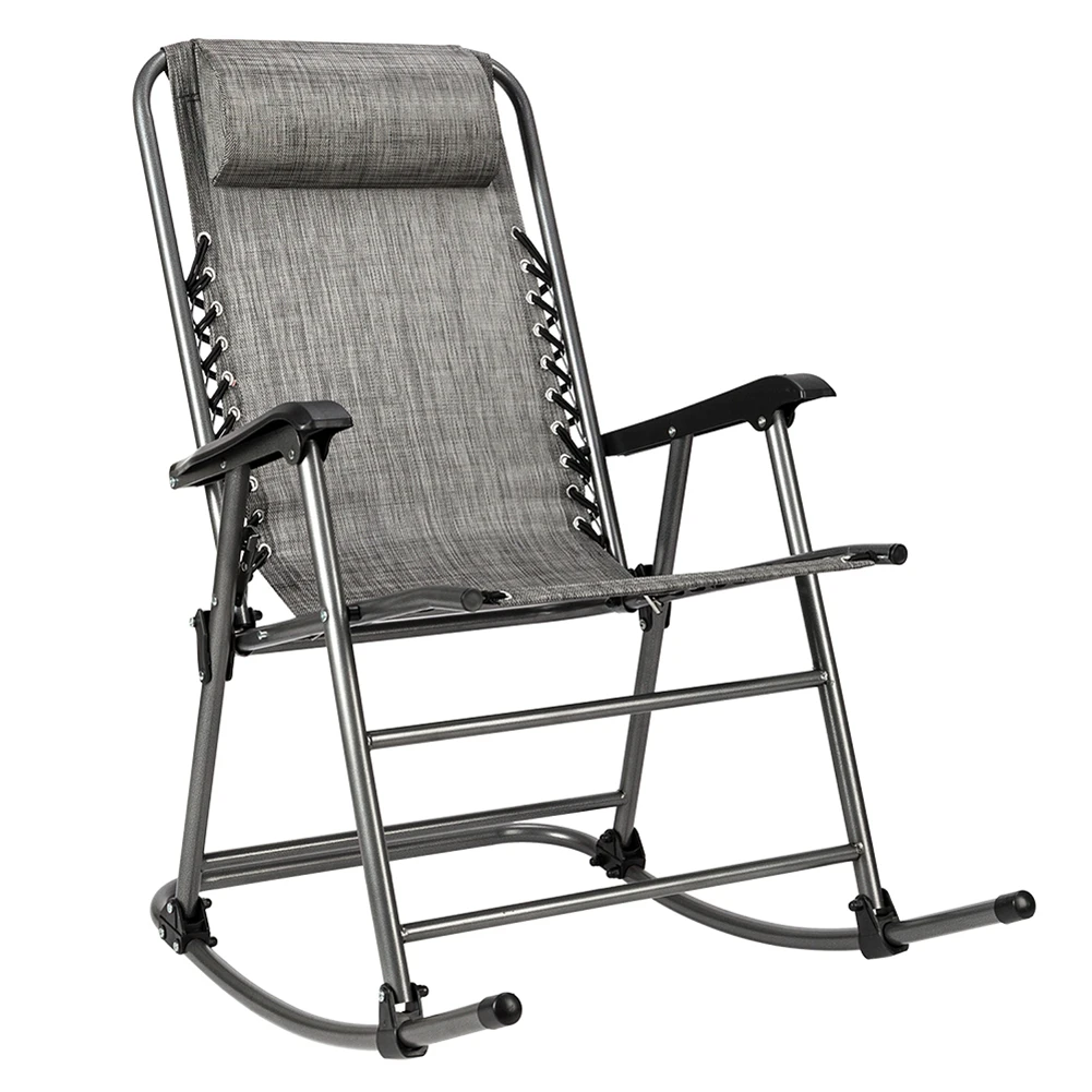 

Ship Fast Leisure Rocking Chair Folding Chair for Living Room Backyard Beach Garden Chair Sporting Events