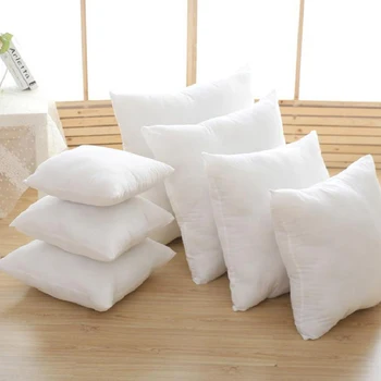 

1pcs 45*45cm Room Pillow White Solid Pure Cushion Core Soft Head Pillow Inner Pp Cotton Filler Eco-Friendly Health Care Cushion