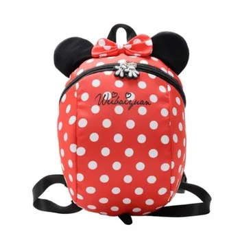 

Mickey Minnie Backpack Children Anti-lost Backpack Cute Kids School Bags For Girls Boys Kindergarten Kids Small Backpack