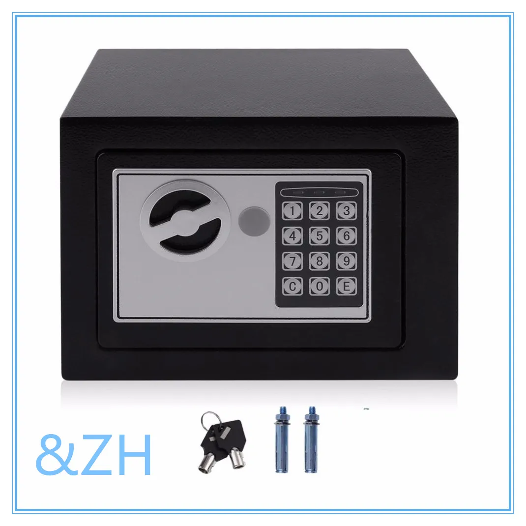 

4.6L Professional safety box Home Digital Electronic Security Box Home Office Wall Type Jewelry Money Anti-Theft safe Box &ZH